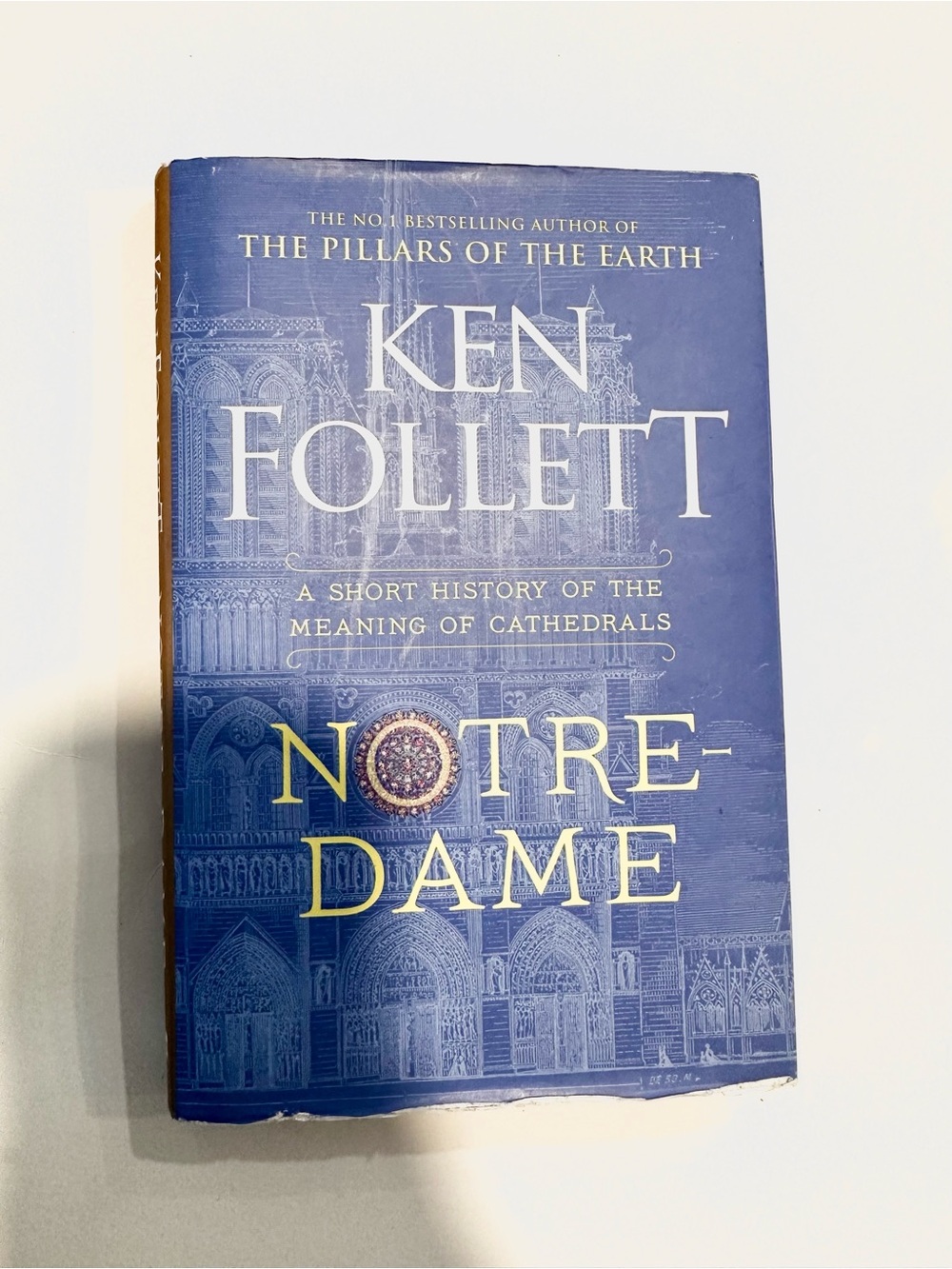 Ken Follet Notre-Dame Hardcover - Blue